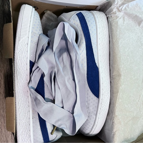 Puma basket heart demin purple size 9 - Picture 7 of 8